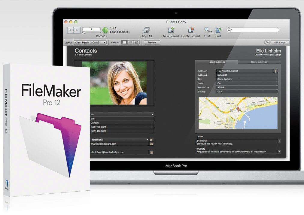 FileMaker Pro Retina