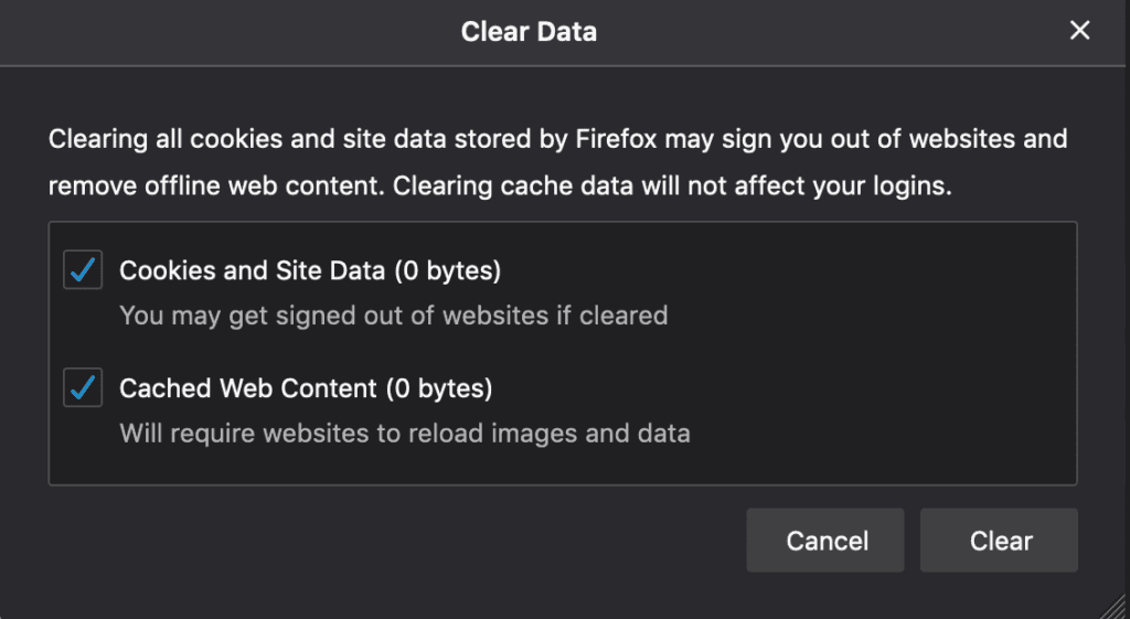 Clear temporary internet files in any browser steck insights web design