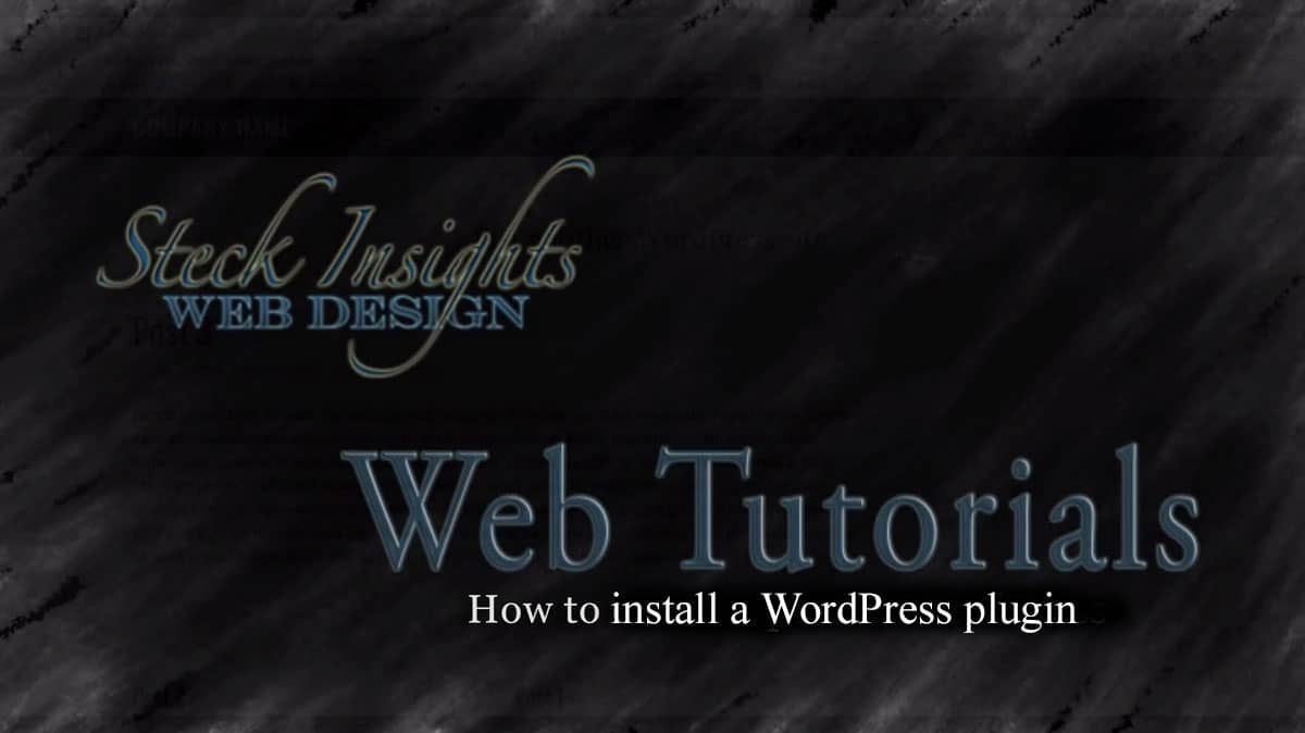 How To Install A Wordpress Plugin Video Tutorial Featured Image