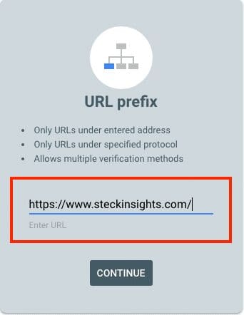 Google Search Console Url Prefix