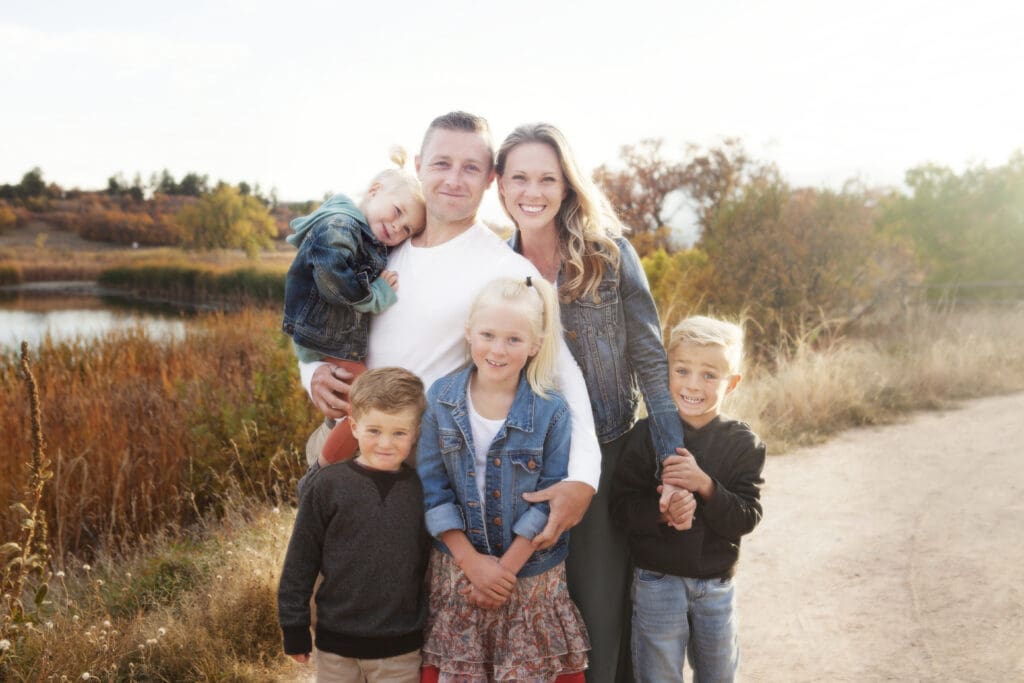 Brian Steck Family photo for Christian Church Web Design