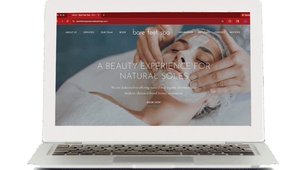 Case Study: Bare Feet Spa SEO Search Engine Optimization Case Study - Barefeetspacoloradosprings.com website